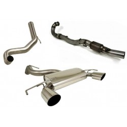Piper exhaust Vauxhall Corsa D - Turbo VXR Nurburgring turbo-back system with sports-cat & 2 silencer, Piper Exhaust, TCOR26AS